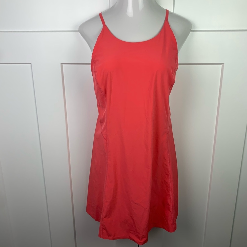 ATHLETA Infinity Dress Large Tall LT Pink Pockets Athletic Tennis Pickleball - Picture 4 of 8
